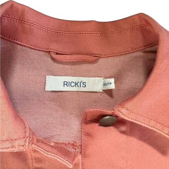 Ricki’s stretch cotton jacket in a size XS.  
Jean jacket style.  Ex Cond - Picture 7 of 8
